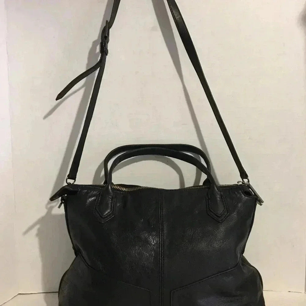 Botkier Black leather satchel handbag